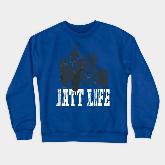 Punjabi Jatt Life Crewneck Sweatshirt by inkstyl